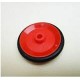 Small wheels rubber tire red